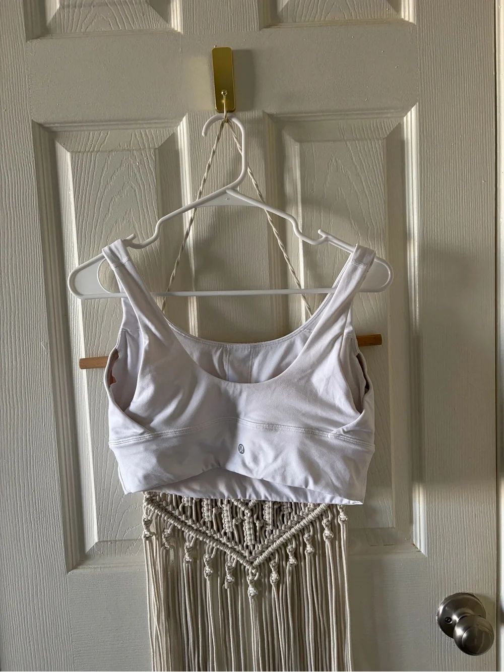 Lululemon Sports Bra, White - Picture 2 of 5